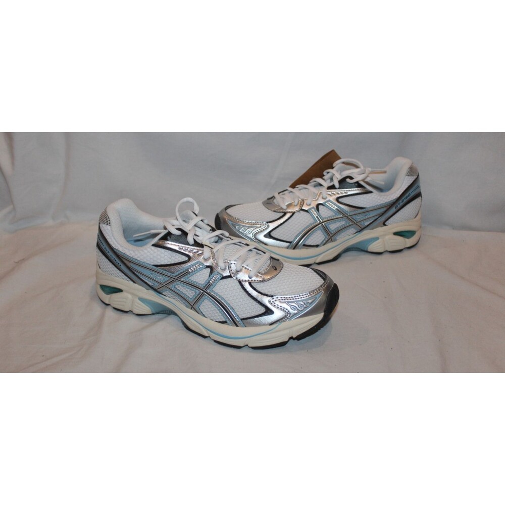 ASICS GT-2160 White Silver Men’s Low Top Lace Up Mesh Sneakers EU 41.5 US 8 - Picture 5 of 7